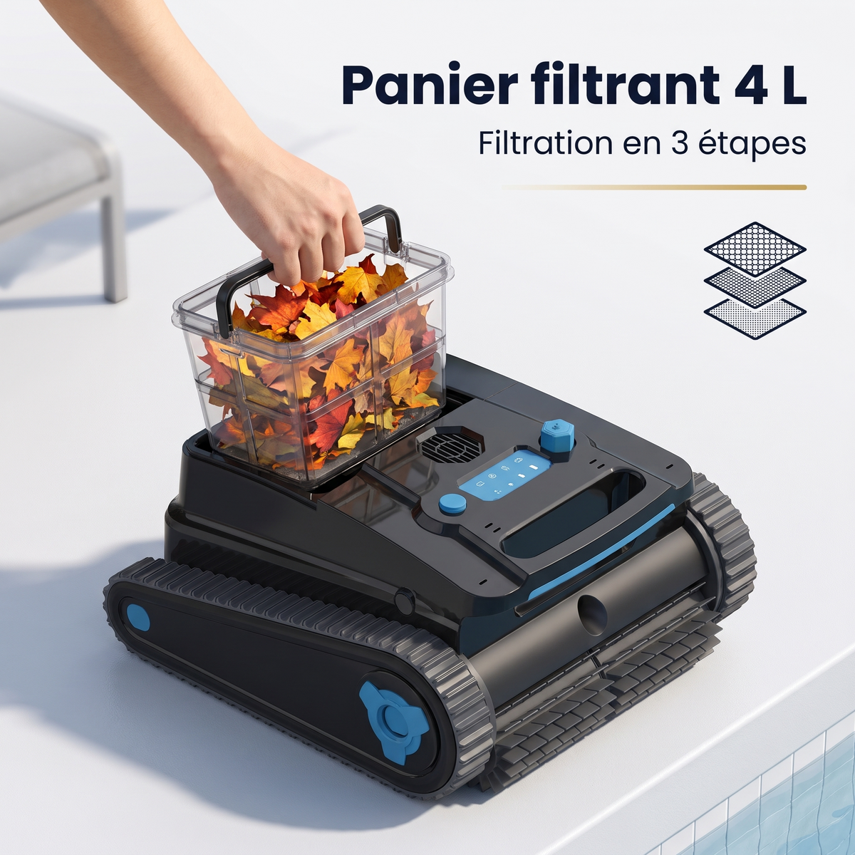 Vitreau Marée – Panier filtrant 4 L