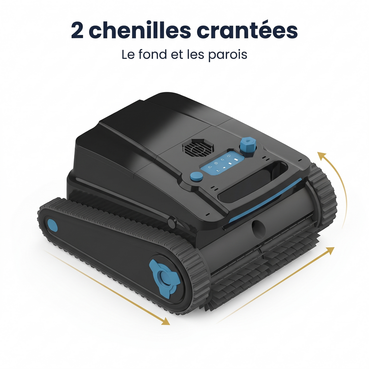 Vitreau Marée – 2 chenilles crantées