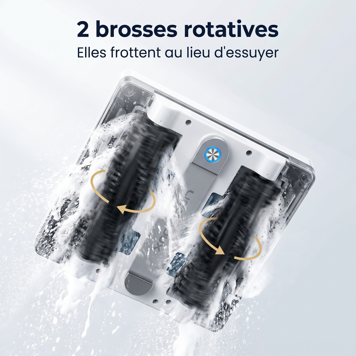 Vitreau Pro – 2 brosses rotatives